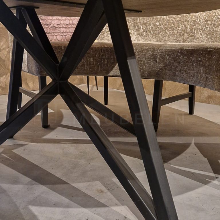 Eiken ronde tafel Femm - Afbeelding 7