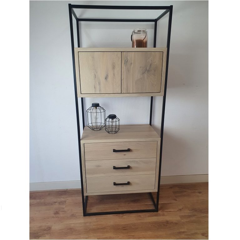 Eiken kast Timmy - Afbeelding 2