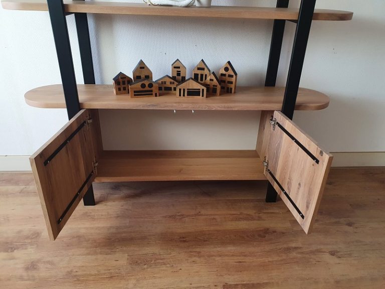 Eiken kast Veen - Afbeelding 7