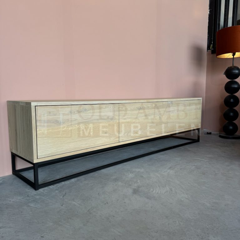 Eiken TV Meubel Veer - Afbeelding 2