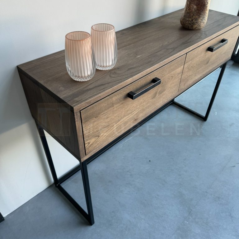 Eiken Sidetable Bas - Afbeelding 5