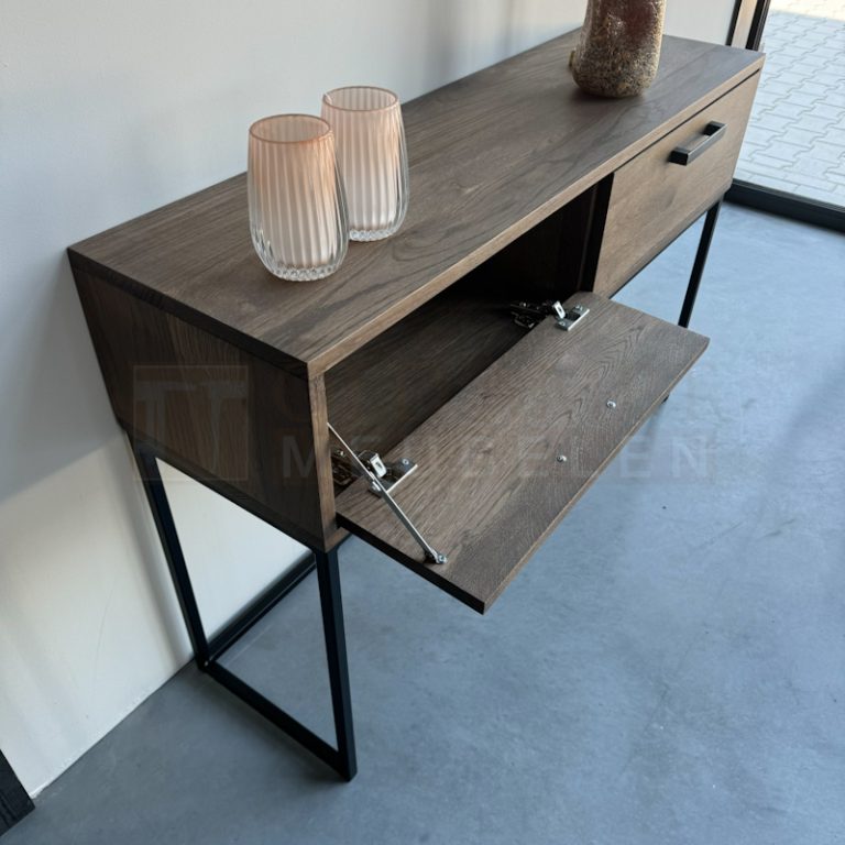 Eiken Sidetable Bas - Afbeelding 7