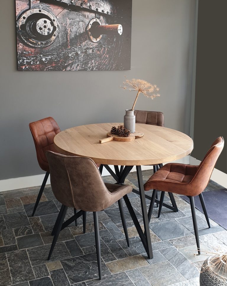 Eiken tafel Femke - Afbeelding 3