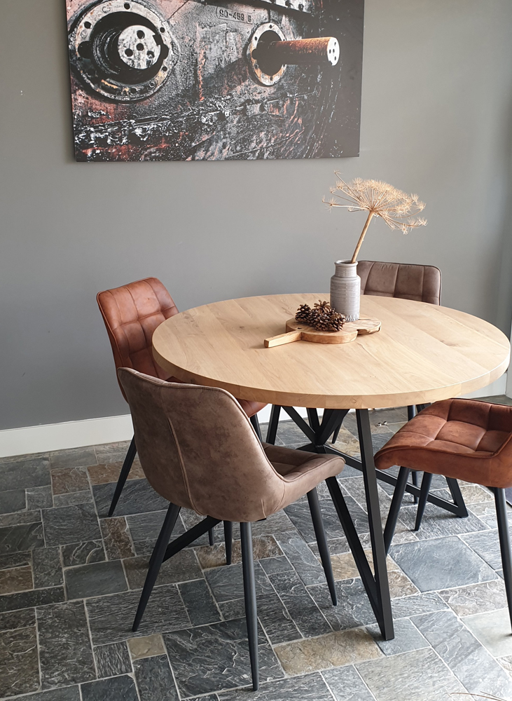Eiken tafel Femke - Afbeelding 4