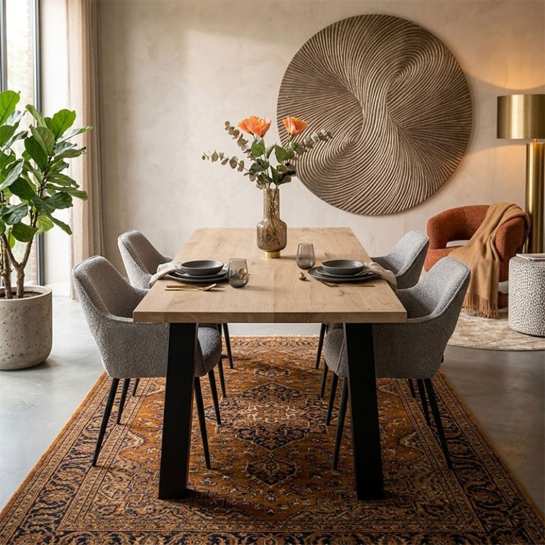 Eiken tafel Fien