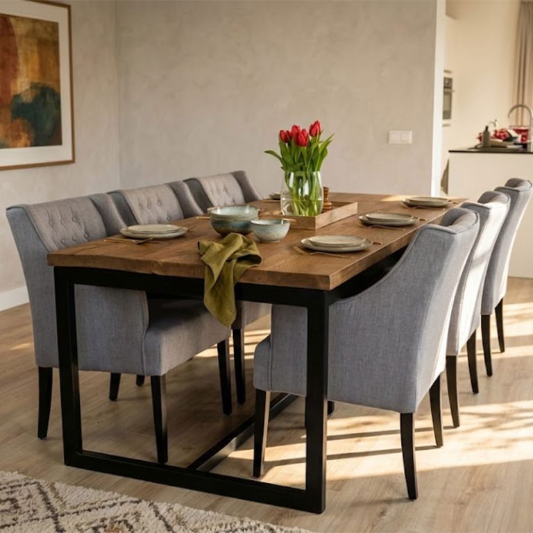 Eiken tafel Gwenn