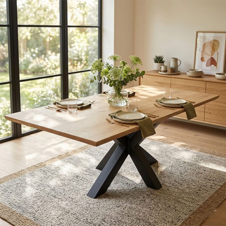 Eiken tafel Karlijn