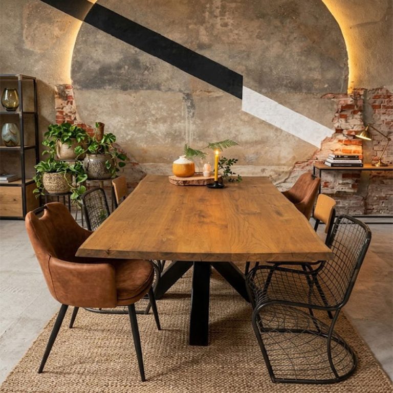 Eiken tafel Lolan