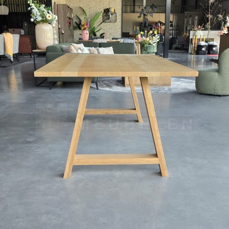 Eiken tafel Andre - Afbeelding 2