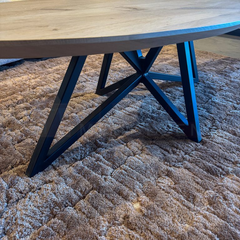 Eiken ovale Salontafel Andreas - Afbeelding 5