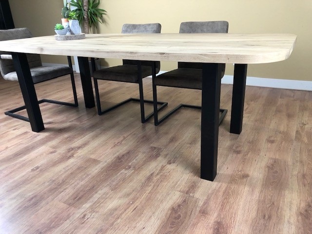 Eiken tafel Bella - Afbeelding 3