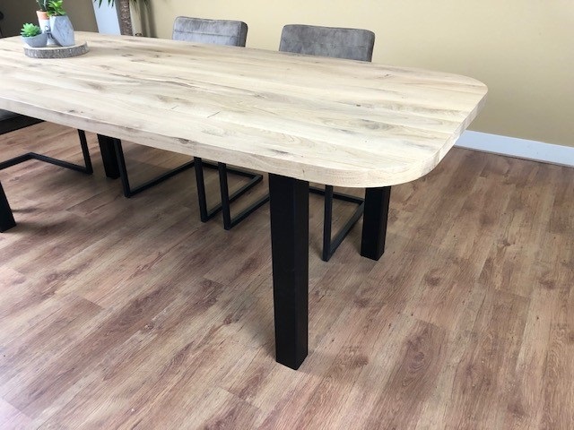 Eiken tafel Bella - Afbeelding 4