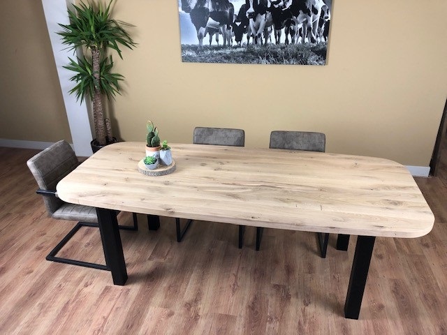 Eiken tafel Bella - Afbeelding 8