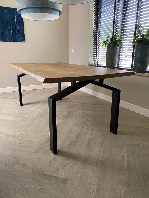 Eiken tafel Bonnie - Afbeelding 7