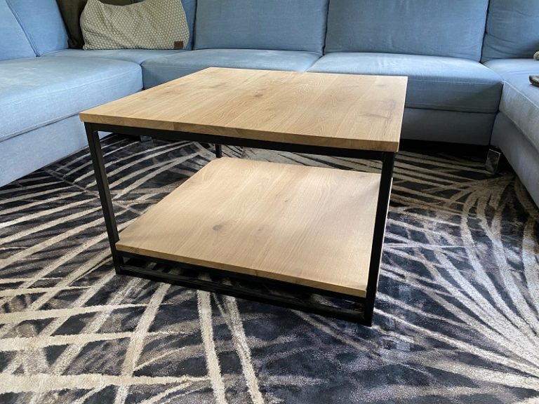 Eiken Salontafel Bryan - Afbeelding 3