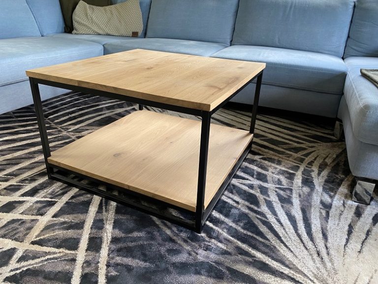 Eiken Salontafel Bryan - Afbeelding 4