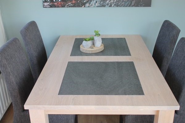 Eiken tafel Danique - Afbeelding 4