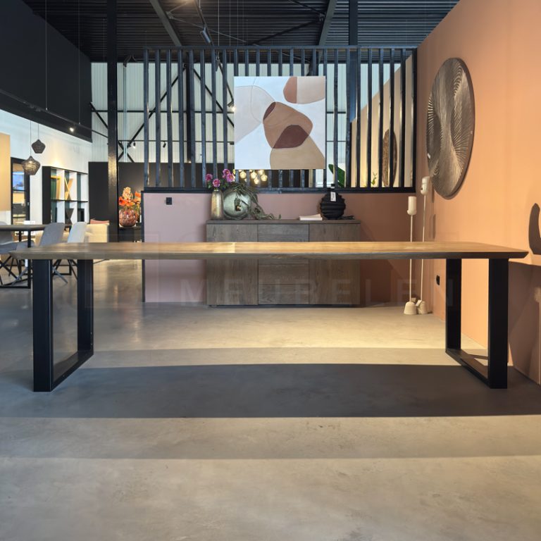 Eiken Deens ovale tafel Dien - Afbeelding 3