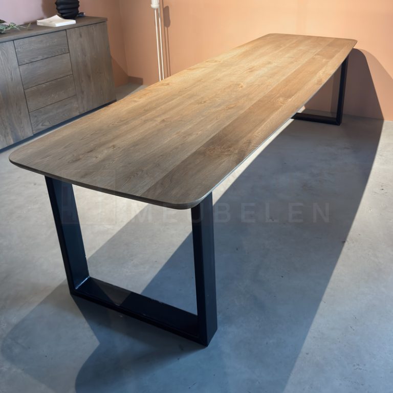 Eiken Deens ovale tafel Dien - Afbeelding 5