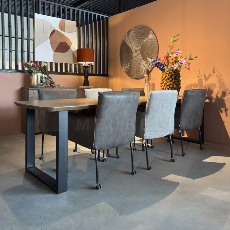 Eiken Deens ovale tafel Dien - Afbeelding 7
