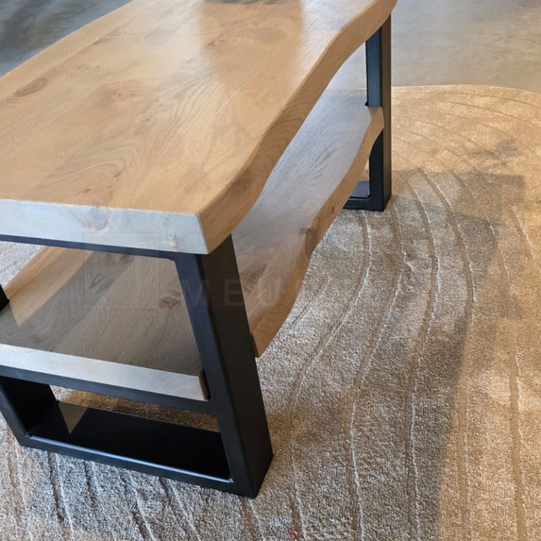 Eiken Salontafel Fabian - Afbeelding 6