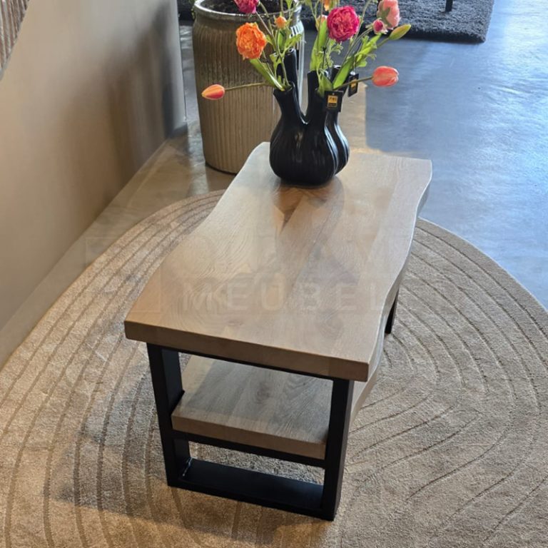 Eiken Salontafel Fabian - Afbeelding 8