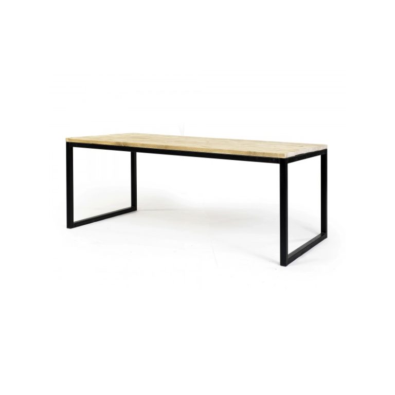 Eiken tafel Fernando U-poot - Afbeelding 2
