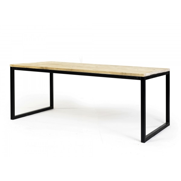Eiken tafel Fernando U-poot - Afbeelding 6