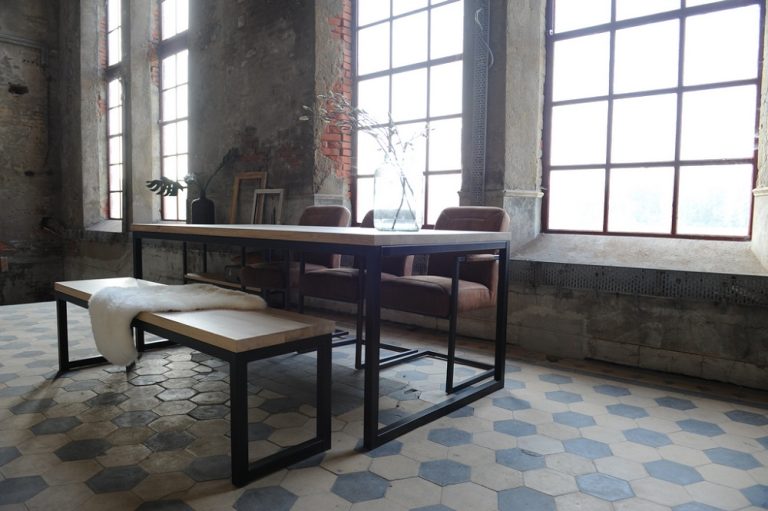 Eiken tafel Fernando U-poot - Afbeelding 7