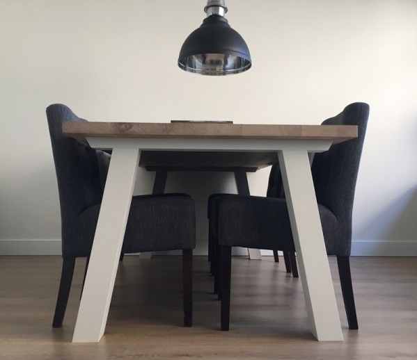 Eiken tafel Fien - Afbeelding 9