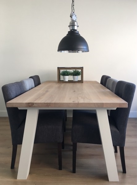 Eiken tafel Fien - Afbeelding 10