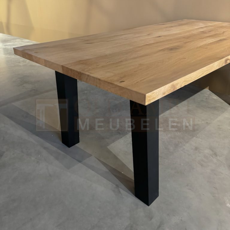 Eiken tafel Fien - Afbeelding 5