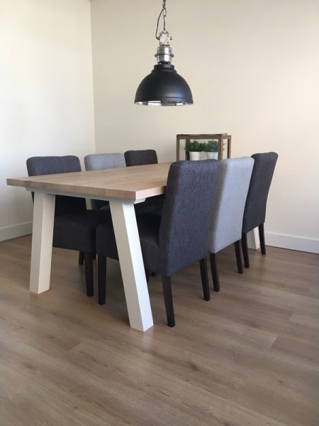 Eiken tafel Fien - Afbeelding 7