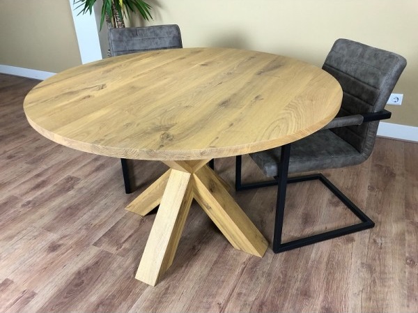 Eiken tafel Frits - Afbeelding 4
