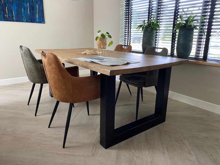 Eiken tafel Guus - Afbeelding 2