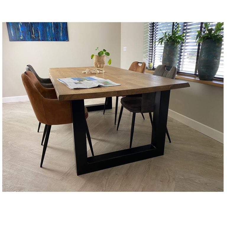 Eiken tafel Guus - Afbeelding 4