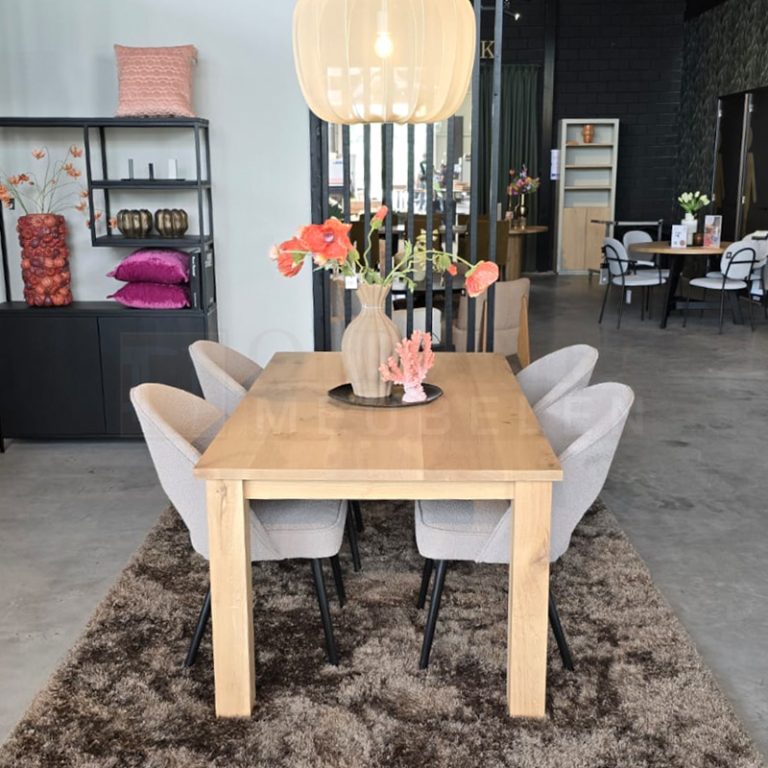 Eiken tafel Isa - Afbeelding 10