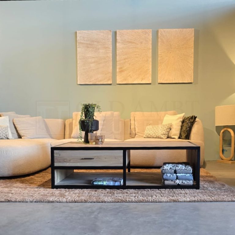 Eiken Salontafel Janel - Afbeelding 3