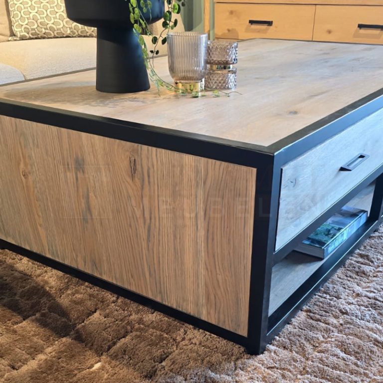 Eiken Salontafel Janel - Afbeelding 6