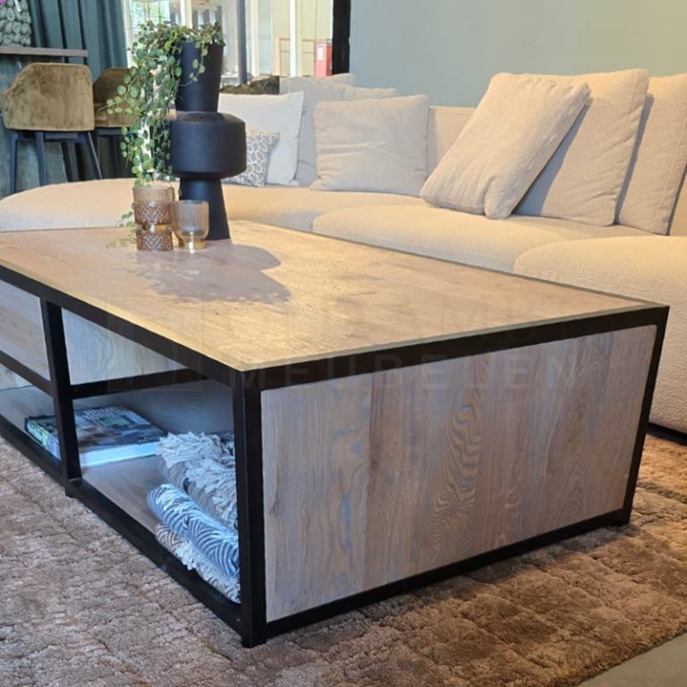 Eiken Salontafel Janel - Afbeelding 7