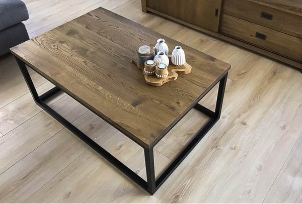 Eiken Salontafel Jolie - Afbeelding 3