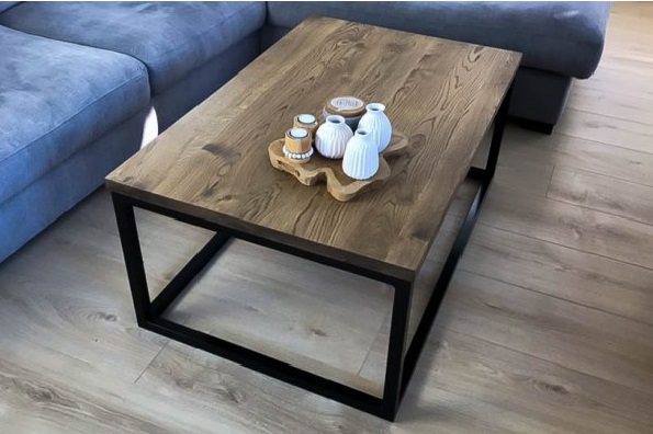 Eiken Salontafel Jolie - Afbeelding 4