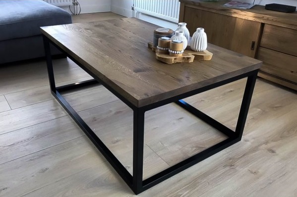 Eiken Salontafel Jolie - Afbeelding 5