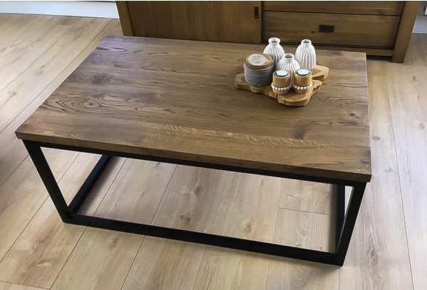 Eiken Salontafel Jolie - Afbeelding 2