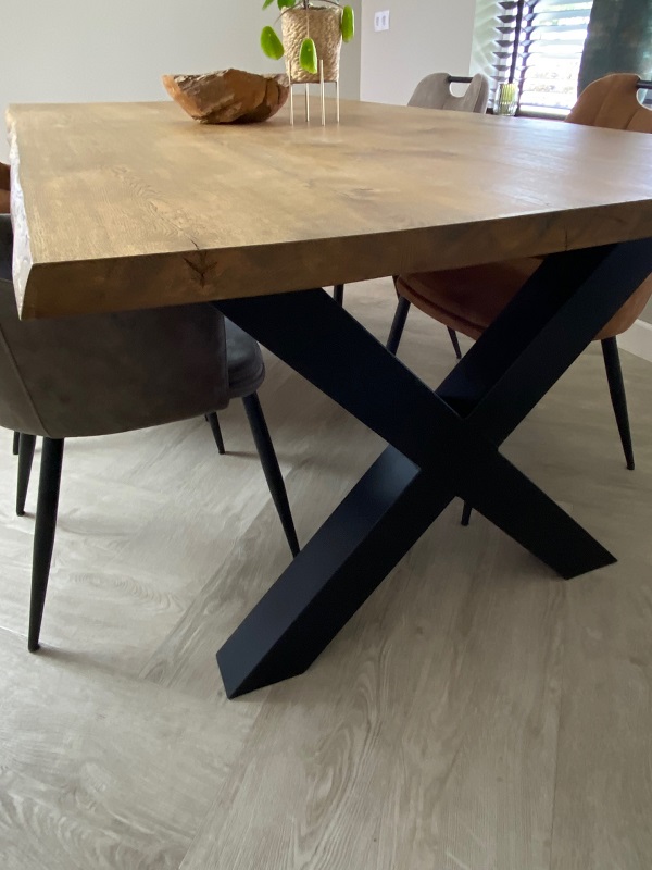Eiken tafel Joppe - Afbeelding 4