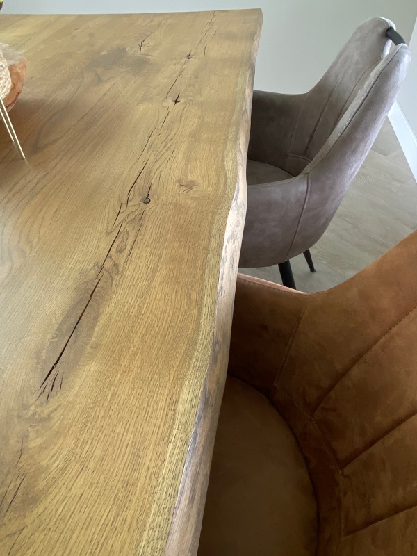 Eiken tafel Joppe - Afbeelding 5