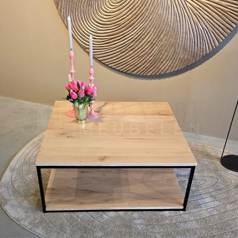 Eiken Salontafel Justin - Afbeelding 4