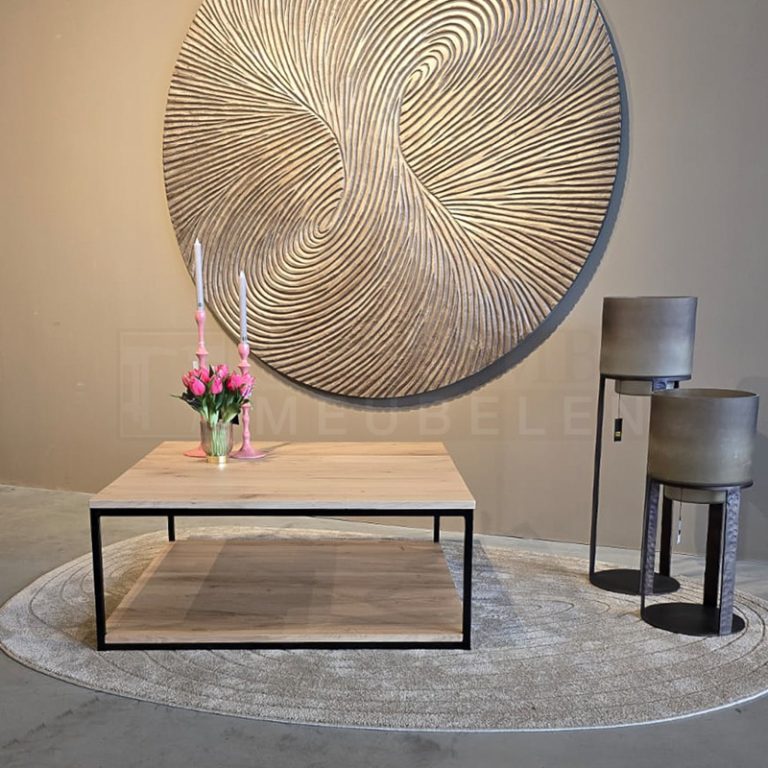 Eiken Salontafel Justin - Afbeelding 7
