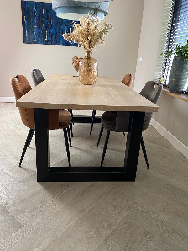 Eiken tafel Karin - Afbeelding 3