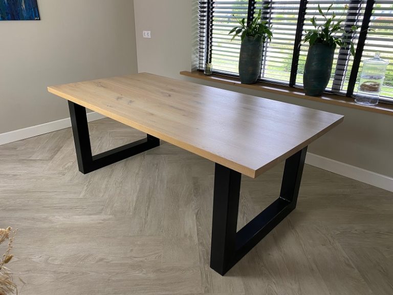 Eiken tafel Karin - Afbeelding 5